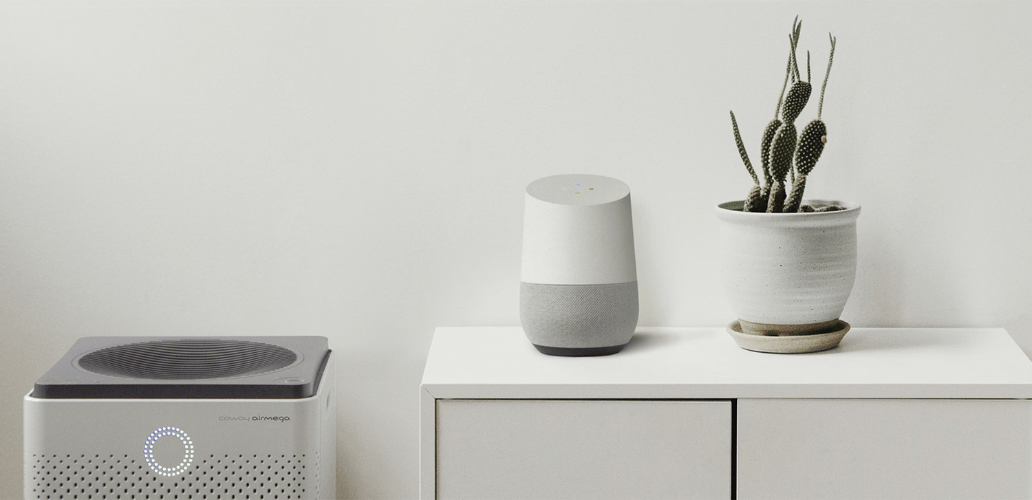 air purifier controlled by google home